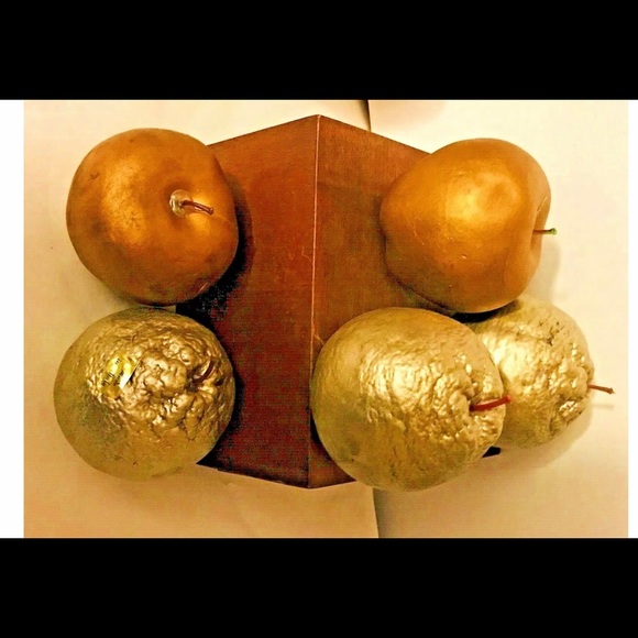 New Italian Glass Lemon Gold Hand Blown Italy - Picture 12 of 16